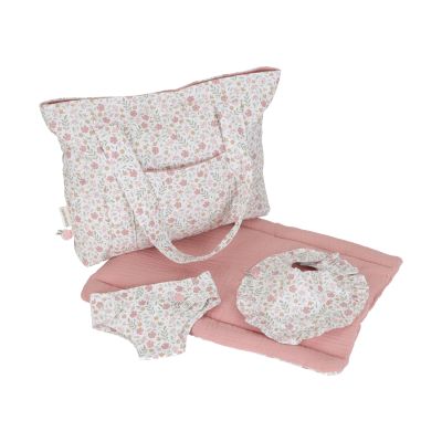 Little Dutch Verzorgingstas - Flowers & Butterflies - Roze