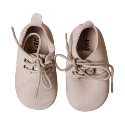Mavies Babyshoes Babyboots Nova Ecru Suede