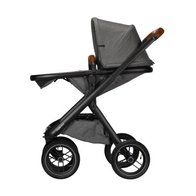 Dubatti One E5 2-in-1 Kinderwagen Black/Cognac - Grey Dubatti One E5 2-in-1 Kinderwagen Black/Cognac - Grey