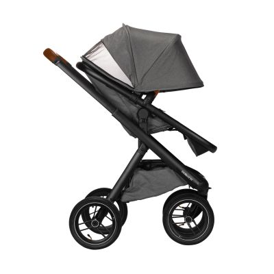Dubatti One E5 2-in-1 Kinderwagen Black/Cognac - Grey Dubatti One E5 2-in-1 Kinderwagen Black/Cognac - Grey