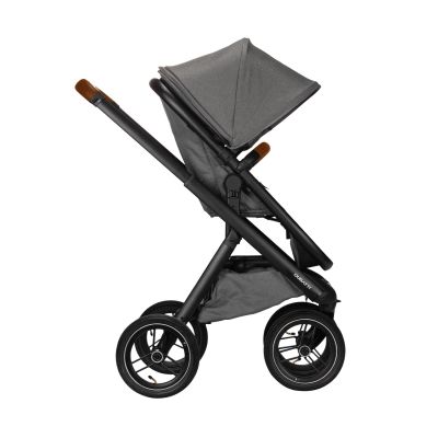 Dubatti One E5 2-in-1 Kinderwagen Black/Cognac - Grey Dubatti One E5 2-in-1 Kinderwagen Black/Cognac - Grey