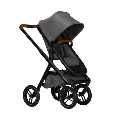 Dubatti One E5 2-in-1 Kinderwagen Black/Cognac - Grey Dubatti One E5 2-in-1 Kinderwagen Black/Cognac - Grey