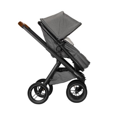 Dubatti One E5 2-in-1 Kinderwagen Black/Cognac - Grey Dubatti One E5 2-in-1 Kinderwagen Black/Cognac - Grey