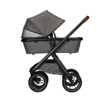 Dubatti One E5 2-in-1 Kinderwagen Black/Cognac - Grey Dubatti One E5 2-in-1 Kinderwagen Black/Cognac - Grey