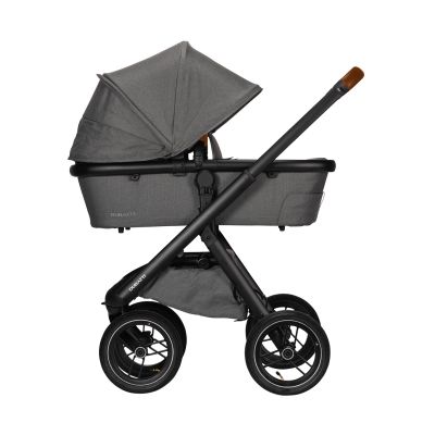 Dubatti One E5 2-in-1 Kinderwagen Black/Cognac - Grey Dubatti One E5 2-in-1 Kinderwagen Black/Cognac - Grey