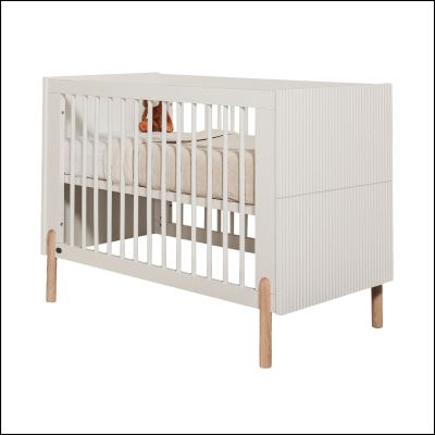 TWF Ledikant 70 x 140 - Commode XL 3 Laden 1 Deur Curve TWF Ledikant 70 x 140 - Commode XL 3 Laden 1 Deur Curve
