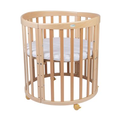 Waldin Oval Combibed 7‑in‑1 - Natural inclusief matras