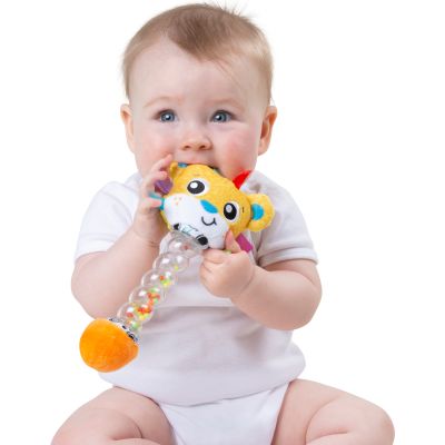 Playgro Safari Shaker Rain Rattle Stick Playgro Safari Shaker Rain Rattle Stick