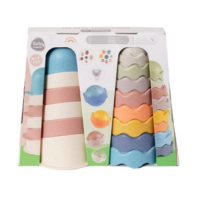 Baby Favorite Stapeltoren 8+6 Delig - Bioplastic Baby Favorite Stapeltoren 8+6 Delig - Bioplastic