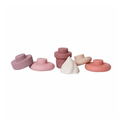 Speelgoedtopdeals Stapeltoren Ijs  - Bioplastic/Natuurrubber