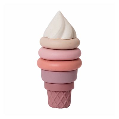 Speelgoedtopdeals Stapeltoren Ijs - Bioplastic/Natuurrubber