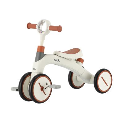 Puck 3-In-1 Driewieler - Wit/Bruin Puck 3-In-1 Driewieler - Wit/Bruin