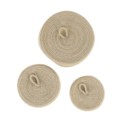 Puck Manden Set van 3 Natural