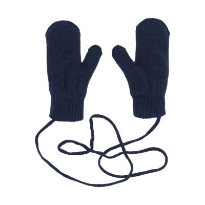 Puck Knit Wanten - Navy