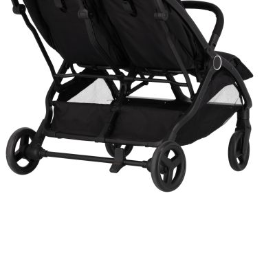 Puck Tweelingbuggy Compact - Nicky - Zwart Puck Tweelingbuggy Compact - Nicky - Zwart