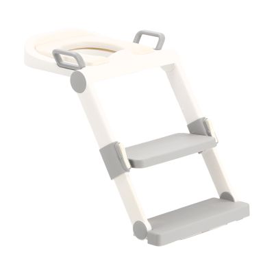 Puck Toilet Trainer Opvouwbaar - Wit/Grijs