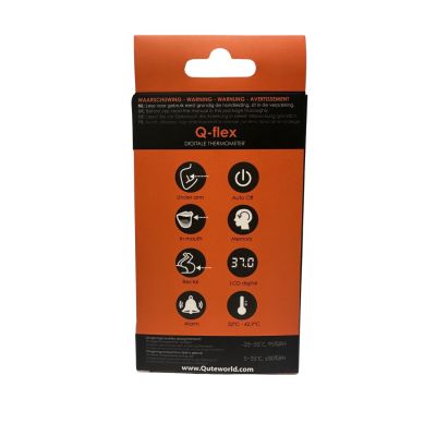 Qute Thermometer Digitaal Q-Flex Duo-Pack Qute Thermometer Digitaal Q-Flex Duo-Pack