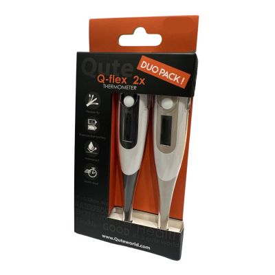 Qute Thermometer Digitaal Q-Flex Duo-Pack Qute Thermometer Digitaal Q-Flex Duo-Pack