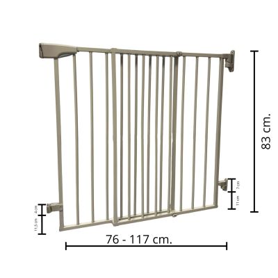 Qute Q-Guard Traphekje - Clay - 76–117cm Qute Q-Guard Traphekje - Clay - 76–117cm