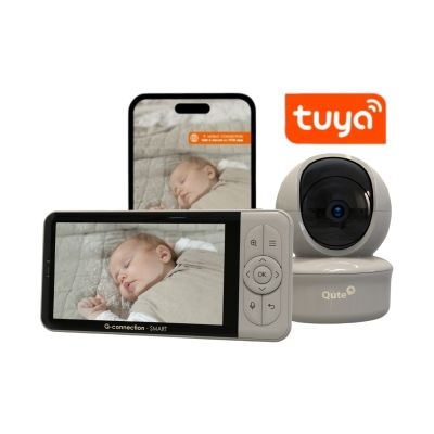 Qute Beeldbabyfoon Q-Connection Smart WIFI 2-IN-1 5HD