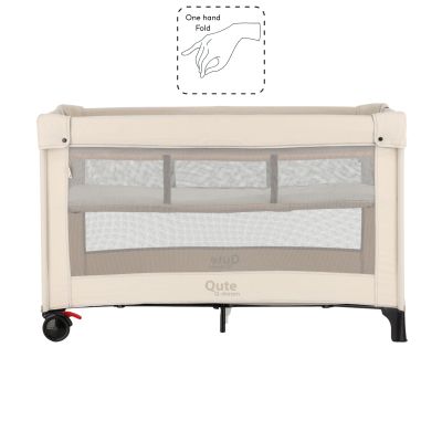Qute Q-dream Campingbed easyfold ivory Qute Q-dream Campingbed easyfold ivory