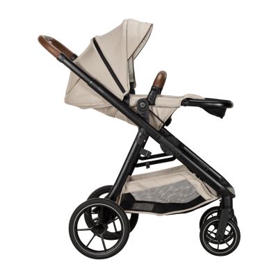 Qute Kinderwagen Q-Journey Taupe - Zwart Frame
