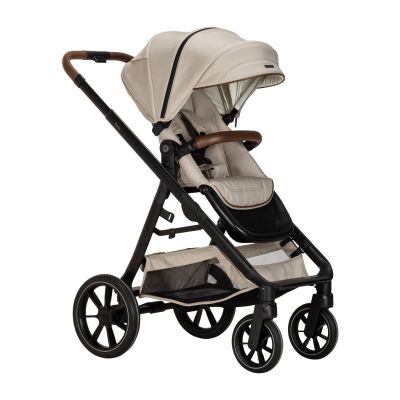 Qute Kinderwagen Q-Journey Taupe - Zwart Frame