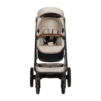 Qute Kinderwagen Q-Journey Taupe - Zwart Frame