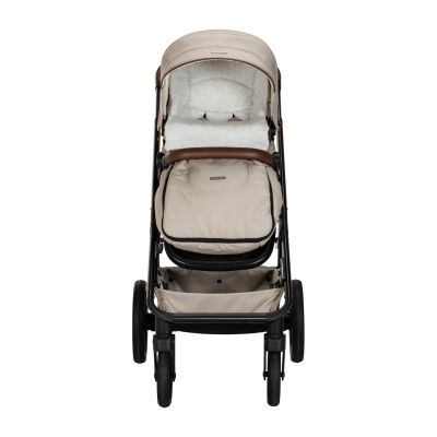 Qute Kinderwagen Q-Journey Taupe - Zwart Frame