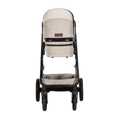 Qute Kinderwagen Q-Journey Taupe - Zwart Frame