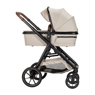 Qute Kinderwagen Q-Journey Taupe - Zwart Frame