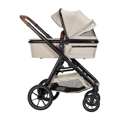 Qute Kinderwagen Q-Journey Taupe - Zwart Frame