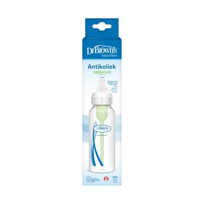 Dr. Brown's Fles Standaard Hals Options+ - 250 ml - Transparant