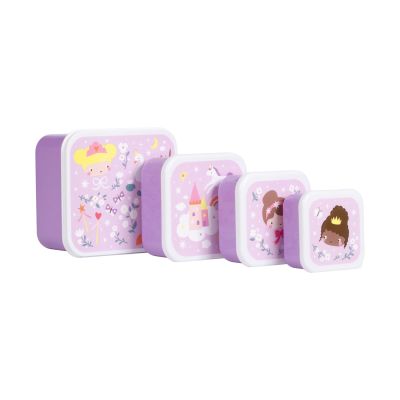 A Little Lovely Company Lunch & Snack Box Set - Princesses