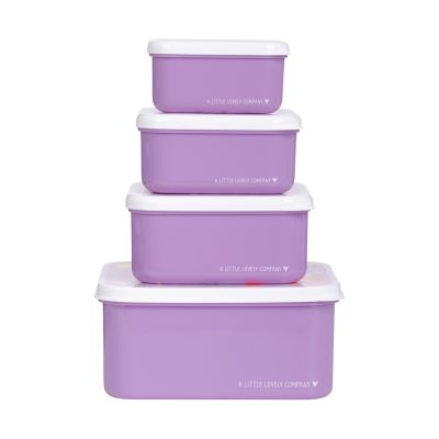 A Little Lovely Company Lunch & Snack Box Set - Princesses