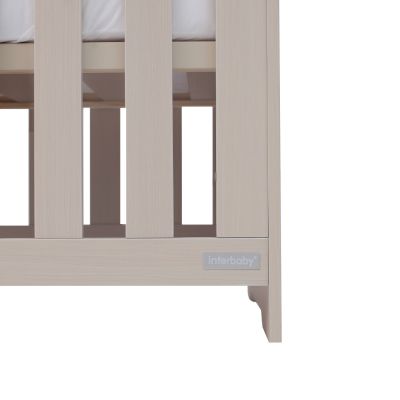 Interbaby Ledikant 60 x 120 - Commode - Hanglegkast Sandstone