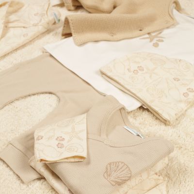 Babylook Shells T-Shirt Starfish - Maat 50 - Snow White 