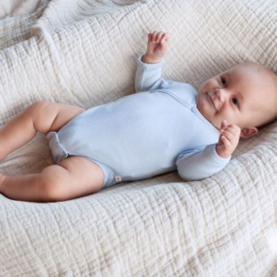 Feetje The Magic Is In You Wikkelromper Rib - Maat 44 - Blauw