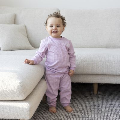 Feetje Wafelpyjama - Maat 56 - Lila Feetje Wafelpyjama - Maat 56 - Lila