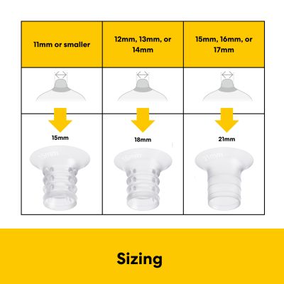 Medela Siliconen Inserts Voor 24 mm Borstschild