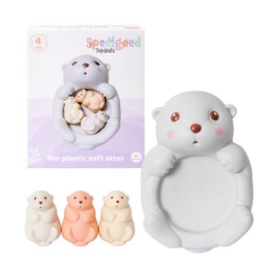 Speelgoedtopdeals Badspeelgoed - Otter - 4-Delig - Bioplastic Speelgoedtopdeals Badspeelgoed - Otter - 4-Delig - Bioplastic