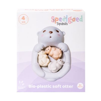 Speelgoedtopdeals Badspeelgoed - Otter - 4-Delig - Bioplastic Speelgoedtopdeals Badspeelgoed - Otter - 4-Delig - Bioplastic