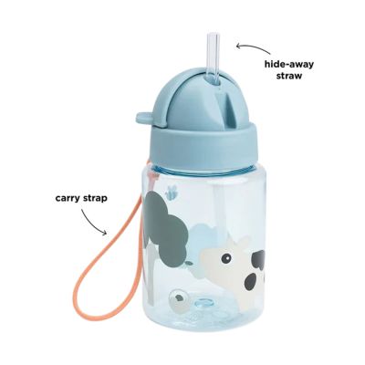 Done By Deer Tiny Farm Rietjesbeker - 280 ml - Blue Done By Deer Tiny Farm Rietjesbeker - 280 ml - Blue