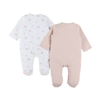 Noukie’s Pyjama Set - Vintage Flower & Pink - 00 Mnd Noukie’s Pyjama Set - Vintage Flower & Pink - 00 Mnd