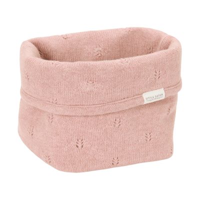 Little Dutch Pure - Commodemandje Klein - 15 x 15 x 15 cm - Gebreid - Blossom