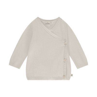 A Tiny Story Knit Vestje Overslag - Mt. 50 - Ivory A Tiny Story Knit Vestje Overslag - Mt. 50 - Ivory