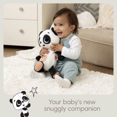 Tiny Love Snuggly Buddy Panda - Zwart / Wit Tiny Love Snuggly Buddy Panda - Zwart / Wit