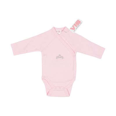 VIB Romper - Je suis une petite princesse - Roze/Zilver