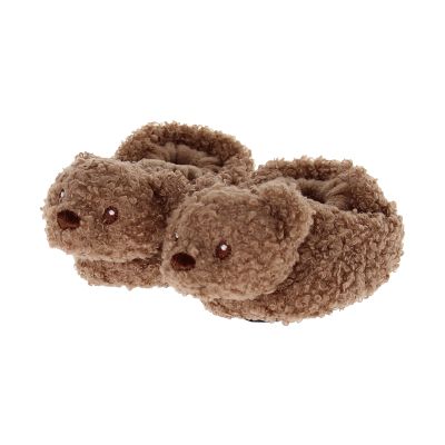 VIB Teddy Pluche Berenslofjes - 0-3 Mnd - Bruin
