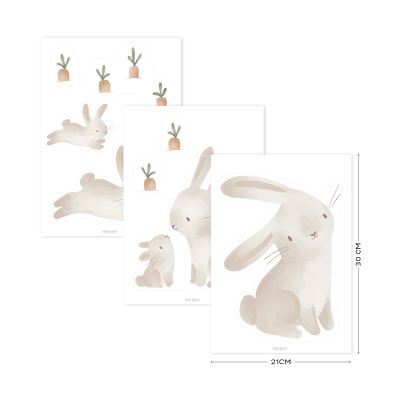 Little Dutch Muurstickers Baby Bunny